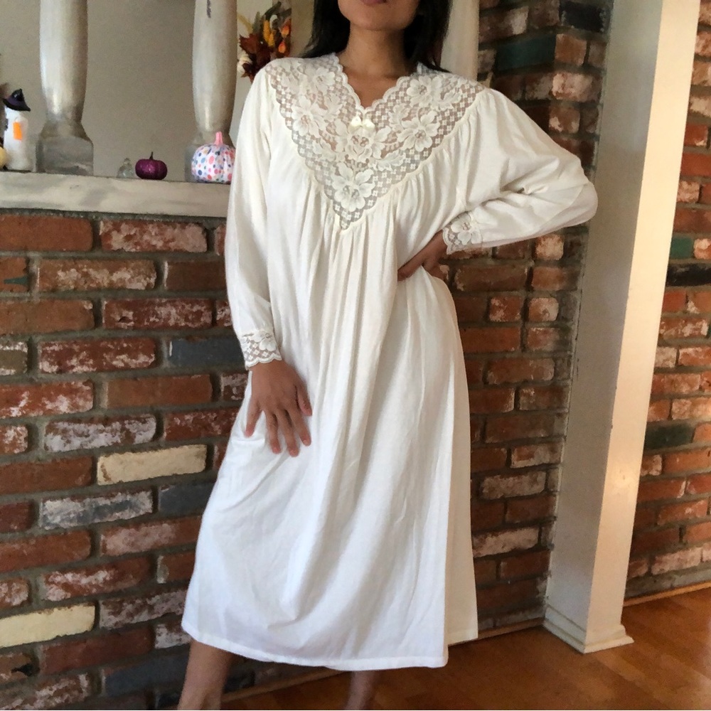 Vintage Made in Germany Lace Night Dress